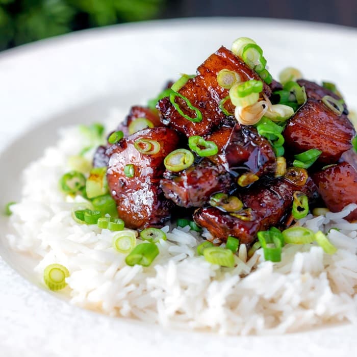 Vietnamse varkensvlees in karamelsaus