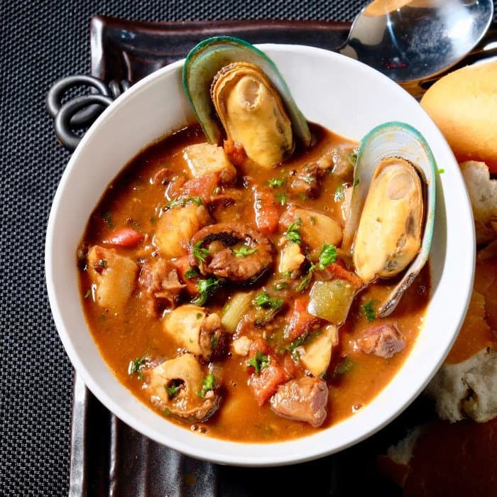 Portugese vissoep (Caldeirada de peixe)