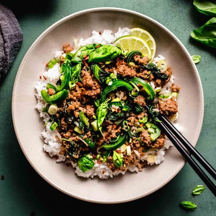 Thaise rundvlees stir-fry