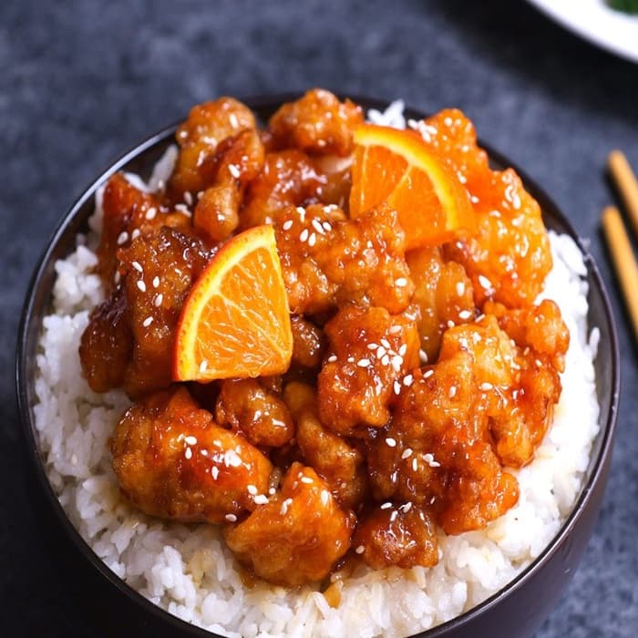 Chinese sinaasappelkip