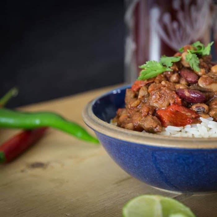 Gestoofd rundvlees met chili