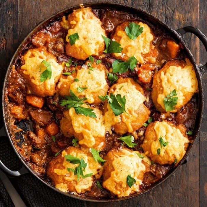 Rundvleesstoofpot met dumplings