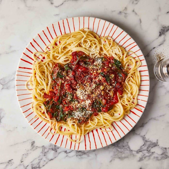 Spaghetti op Spaanse wijze
