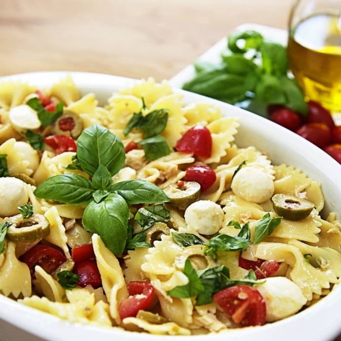 Mediterrane pasta Salade