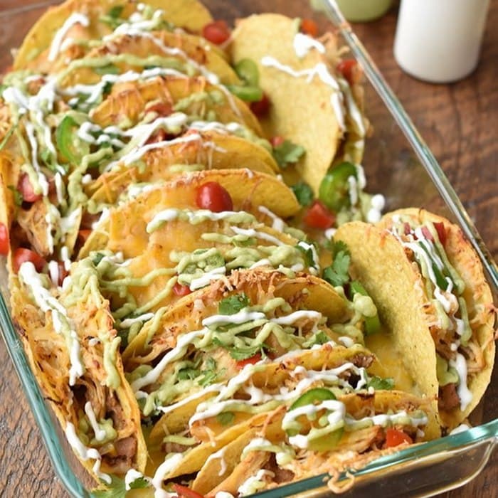 Slowcooker kiptaco's