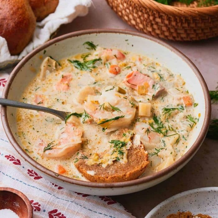 Fiskesuppe (Romige Noorse vissoep)
