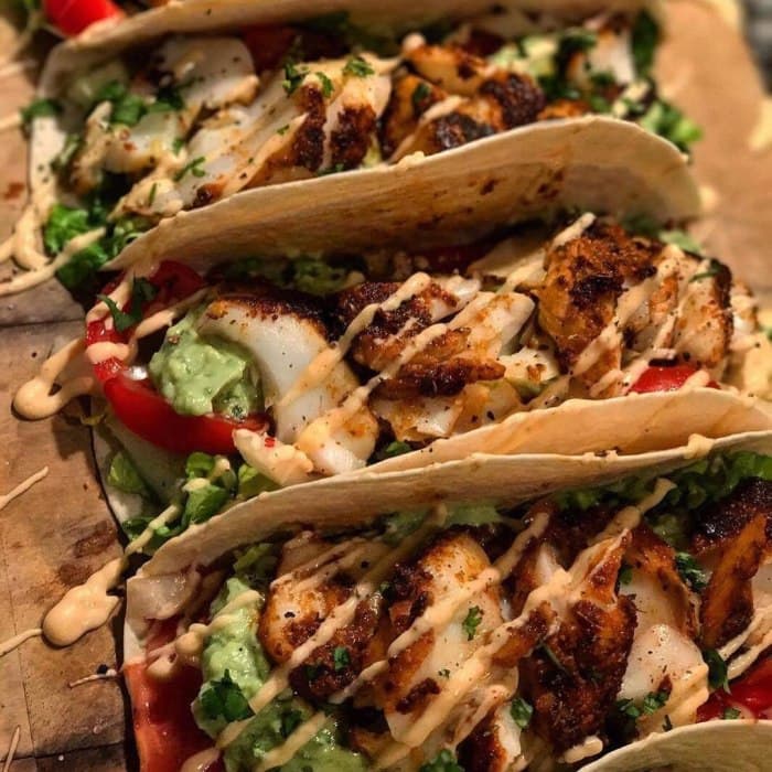 Vistaco's met Cajun-kruid